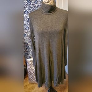 Gray turtleneck midi dress size medium. Perfect condition.
